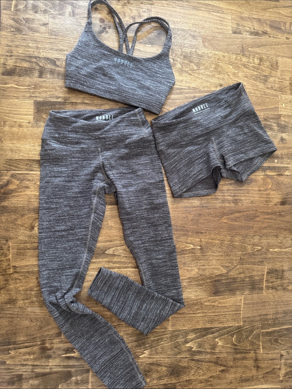 NOBULL Heathered Gray Women's Athletic Shorts
